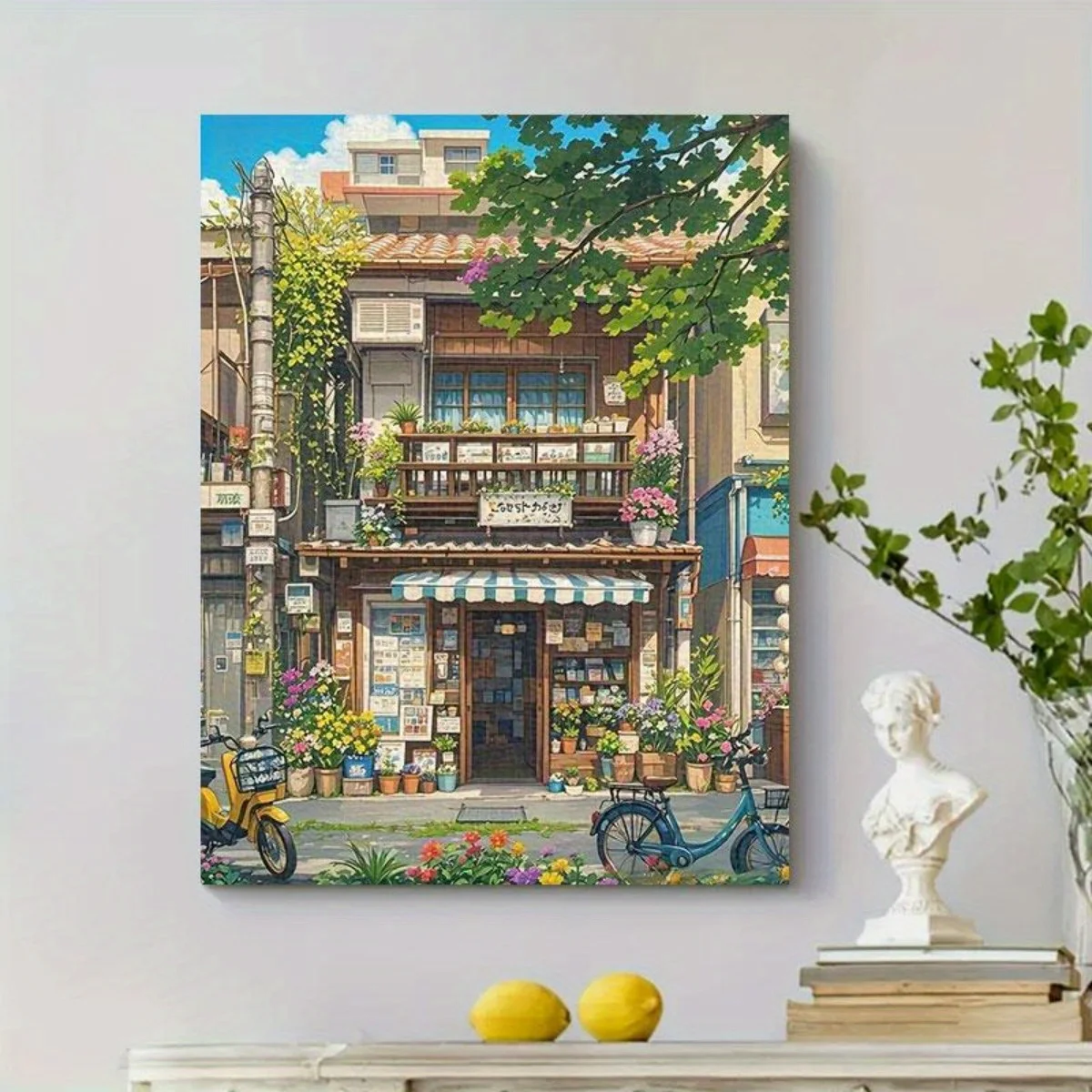 Adult Jigsaw Puzzle 1000 Pieces Japanese Corner Flower Shop Thinking Holiday Birthday Gift