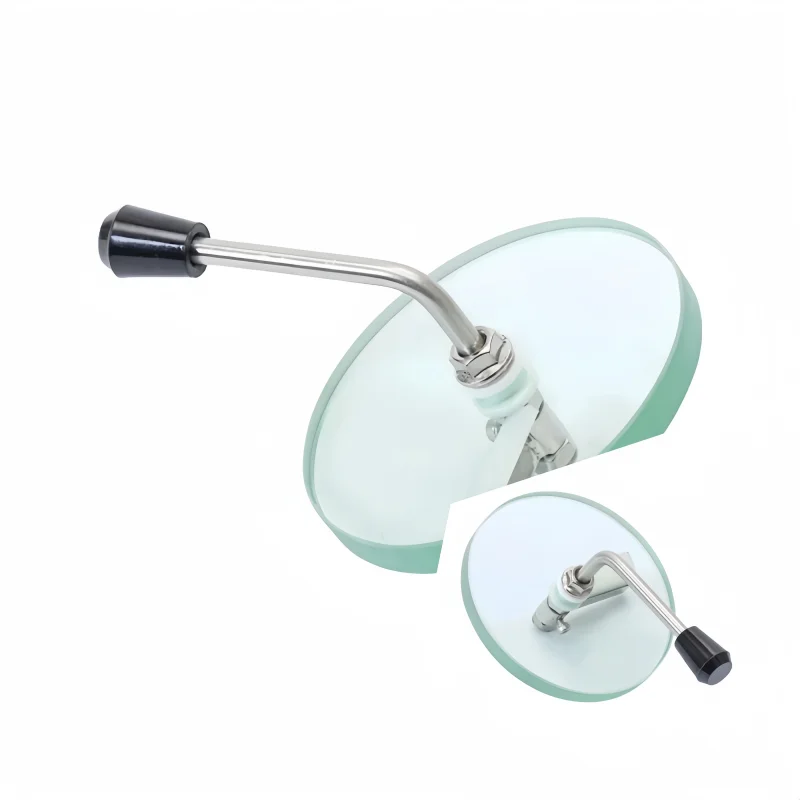 Perforated Borosilicate Transparent Glass,Stainless Steel Handle With Silicone Scraper Blade For Cleaning Glass
