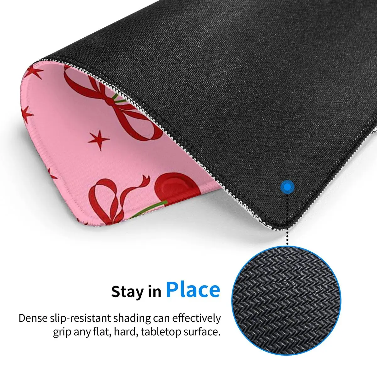 Alfombrilla de ratón Cherry, alfombrilla para teclado de ordenador, alfombrilla para ratón, alfombrilla para escritorio de ordenador portátil, accesorios de oficina, alfombrillas para mesa