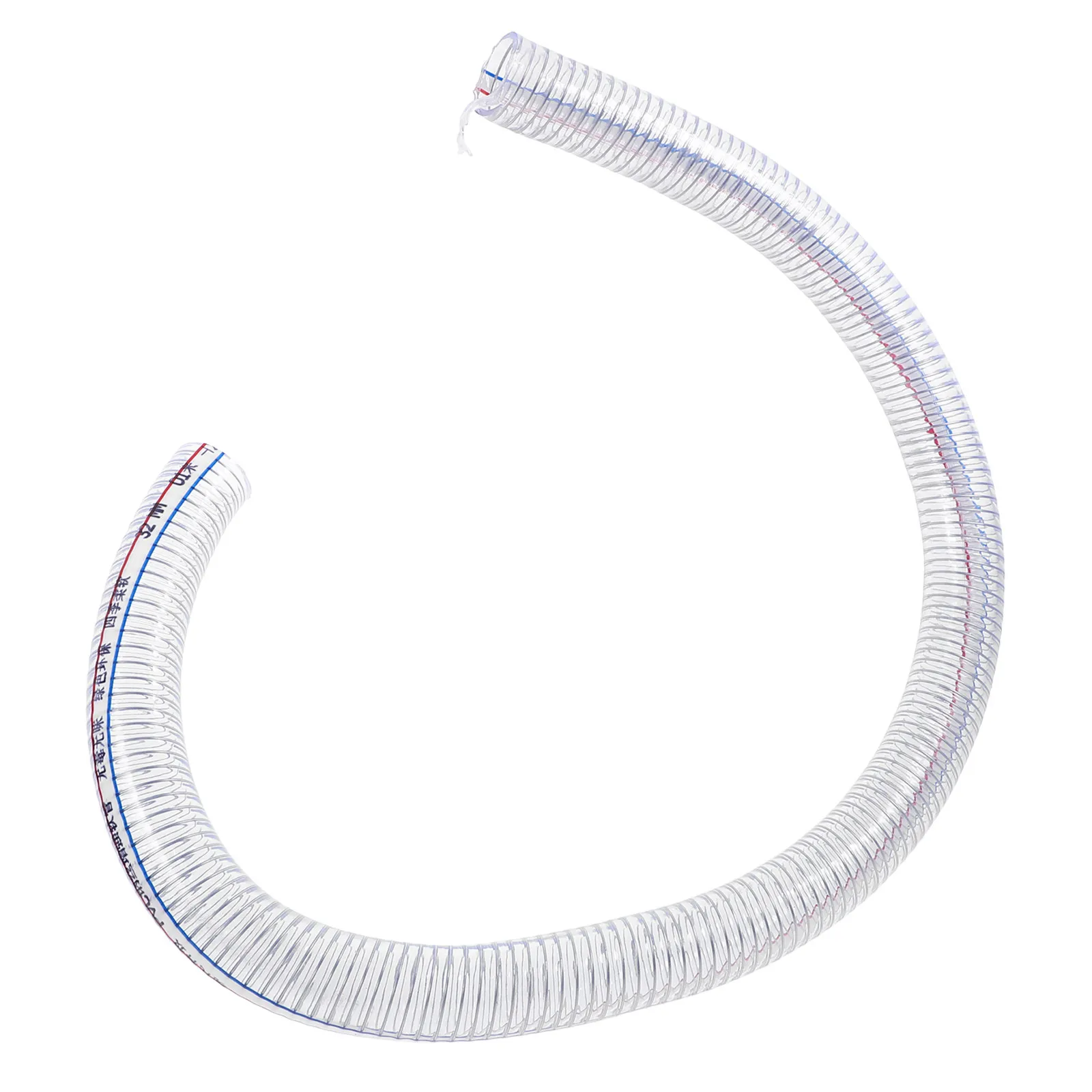 

PVC Steel Wire Reinforced Spiral Hose Heavy Duty Flexible Industrial Pump Tubing for Water Oil Suction Drainage Irrigation