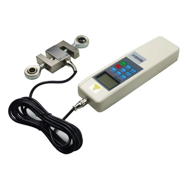 External S-type two-way dynamometer S-type digital display tensile pressure instrument 2KN portable tensile pressure gauge