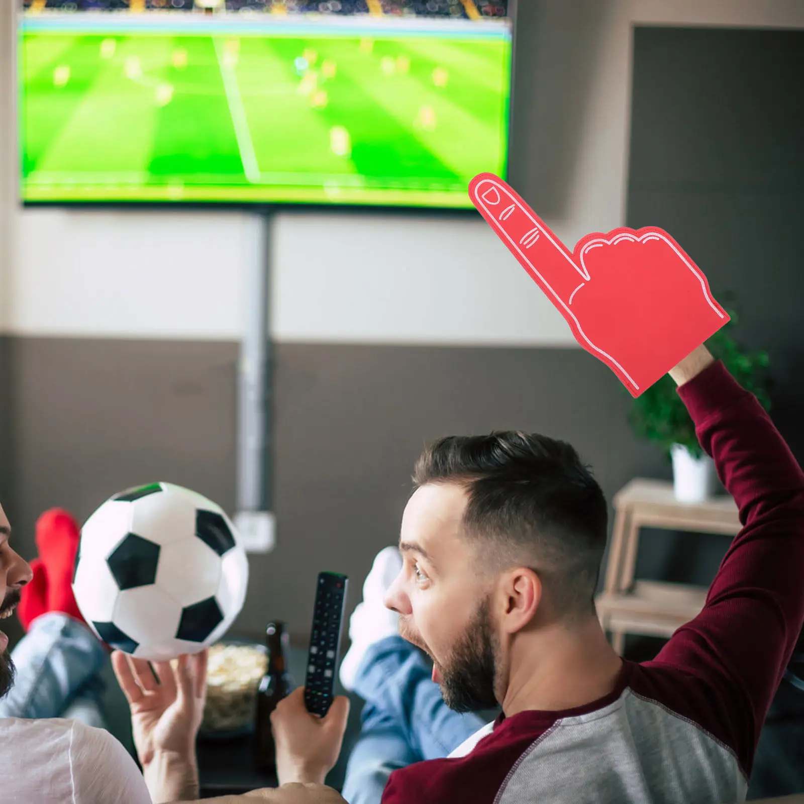 

Набор из 2-х пенных пальцев-дудок для черлидинга, яркие, легкие, для спортивных мероприятий, вечеринок, футбольных болельщиков