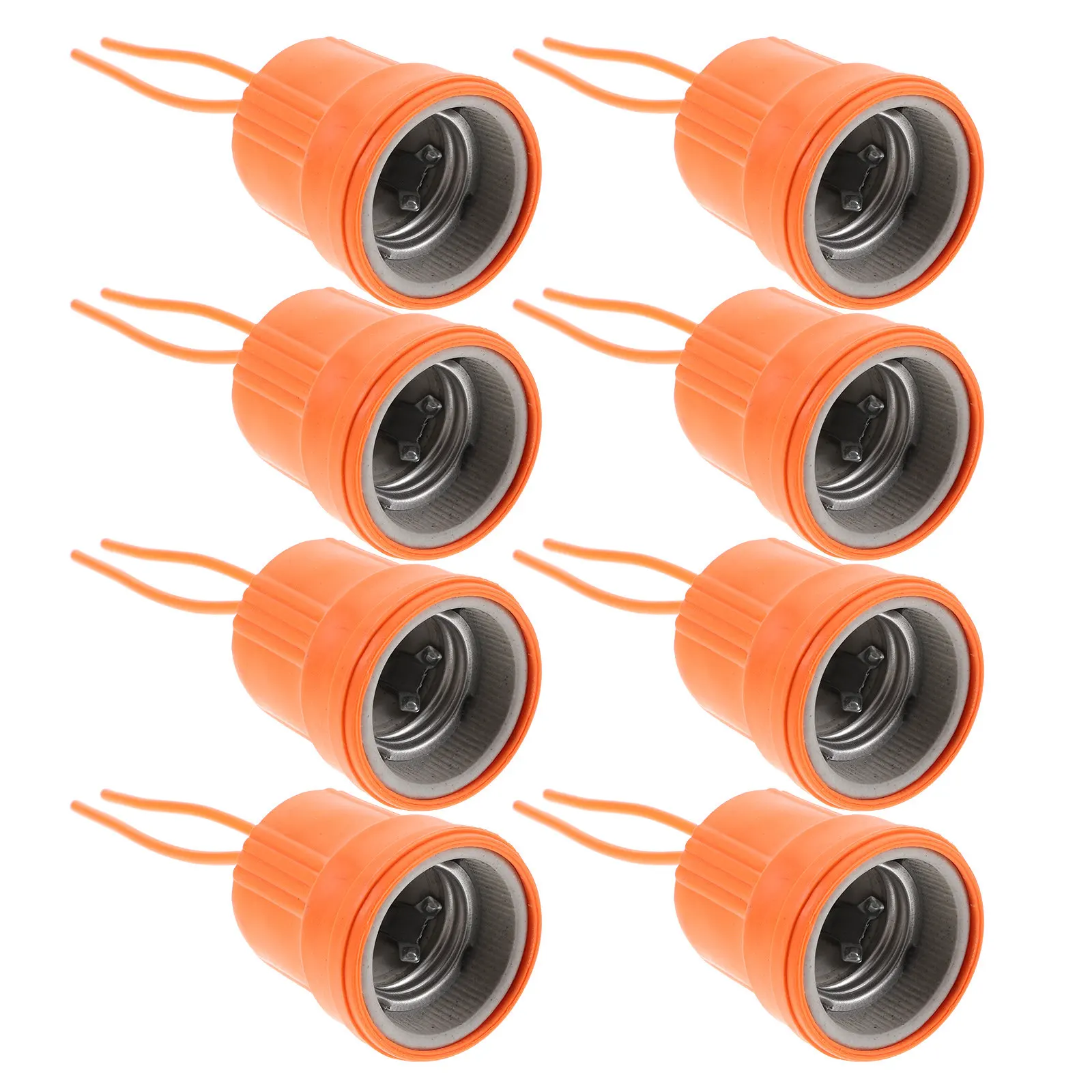 

8 шт. водонепроницаемых светильников с керамическим основанием, устойчивым к высоким температурам, для наружного освещения, потолочных и настенных ламп, цоколь E27