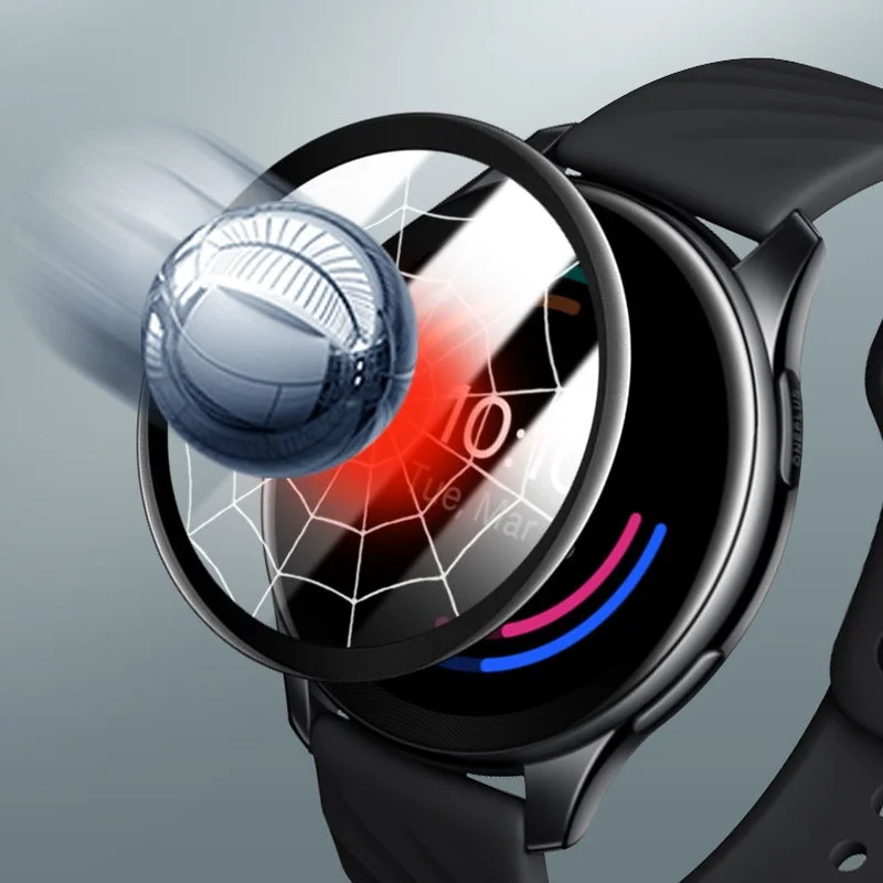 3D gebogene Displayschutzfolie für Samsung Galaxy Watch 4 40 mm 44 mm HD klares gehärtetes Glas Schutzfolie für Watch4