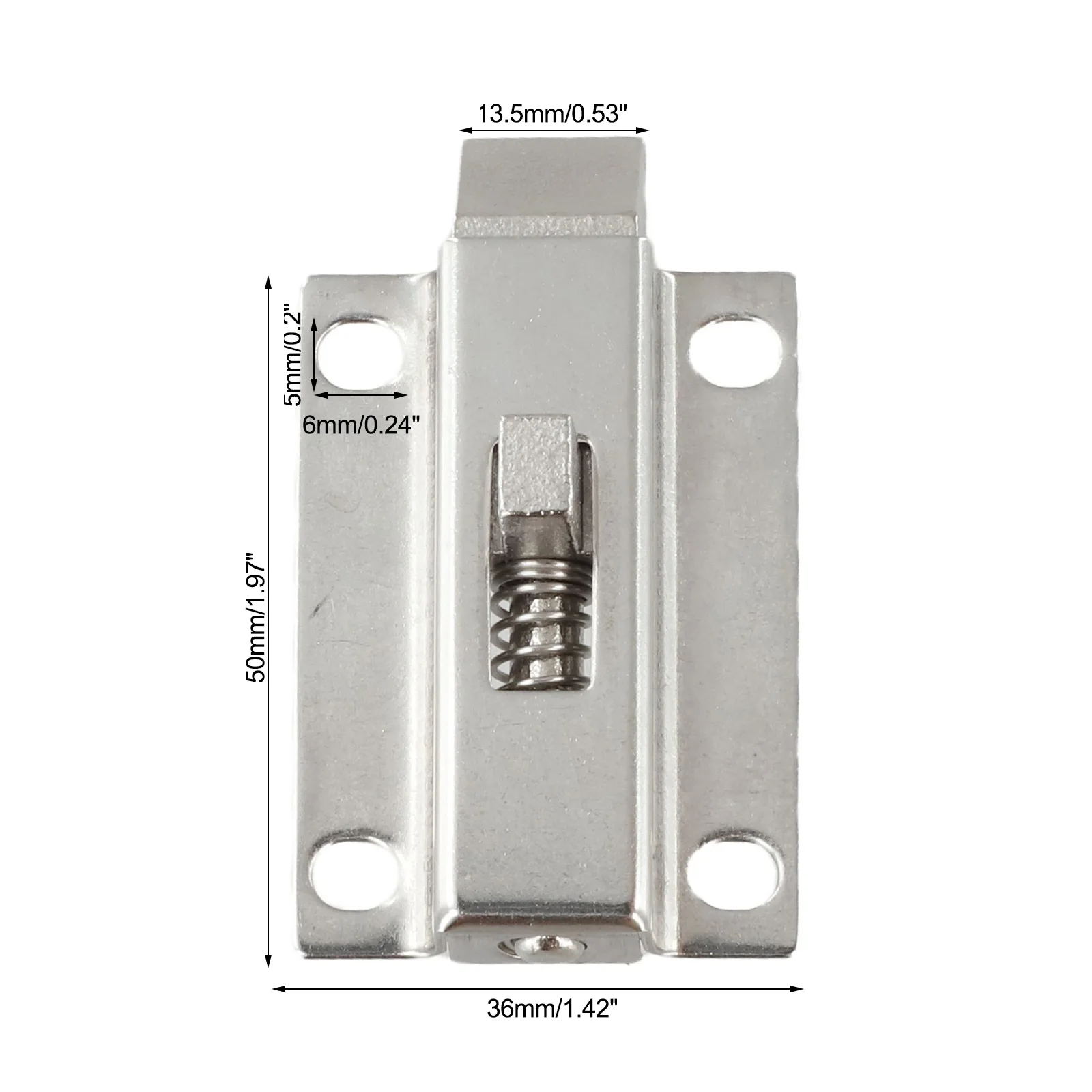 Security Enhancement Telescopic Spring Lock Spring-Loaded Mechanism Easy Install Spring Loaded Lock Spring Latch Wear Resistance