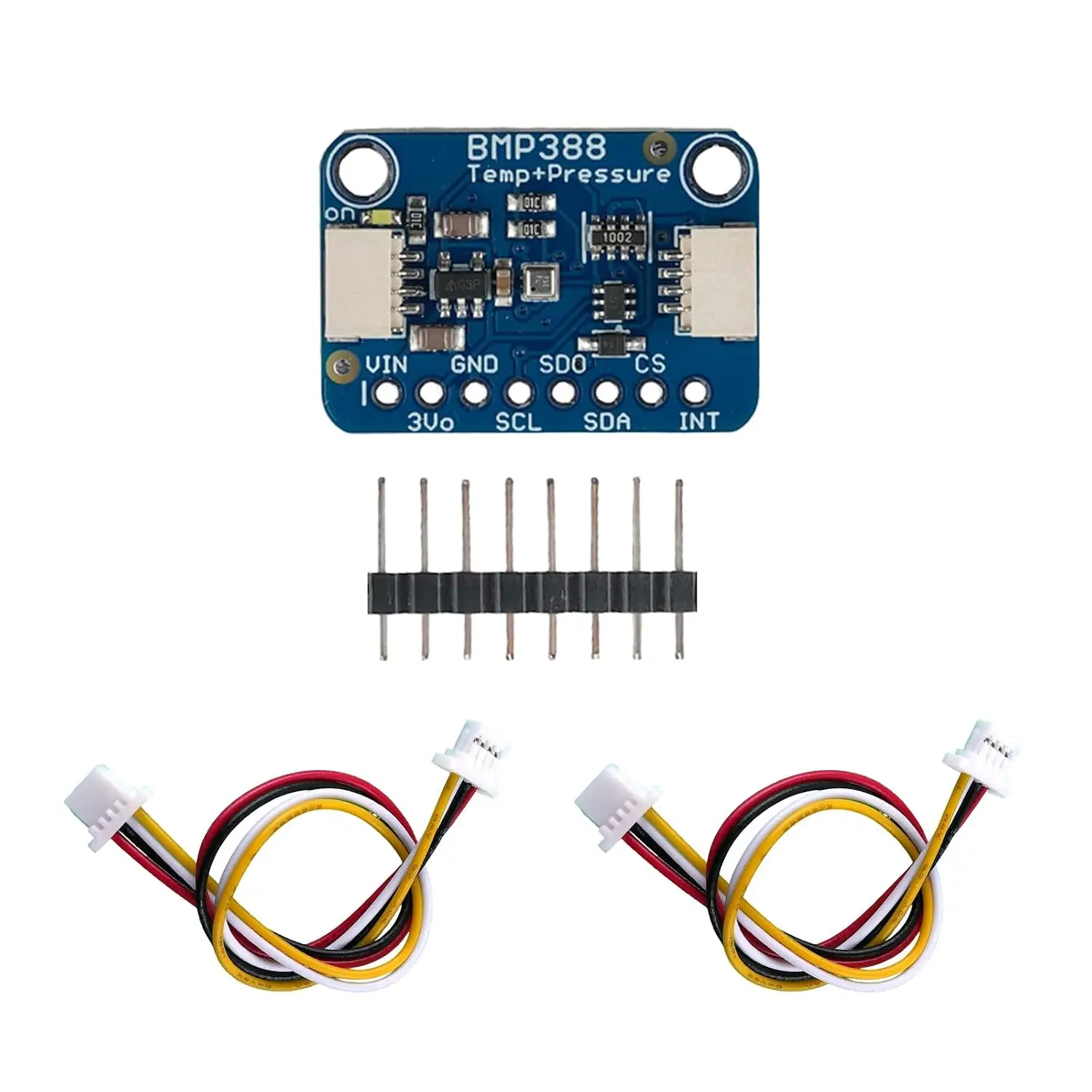 BMP388 Precision Barometric Pressure and Altimeter with Q-w/iic Cable Digital Temperature Detector Air Pressure Sensor Module