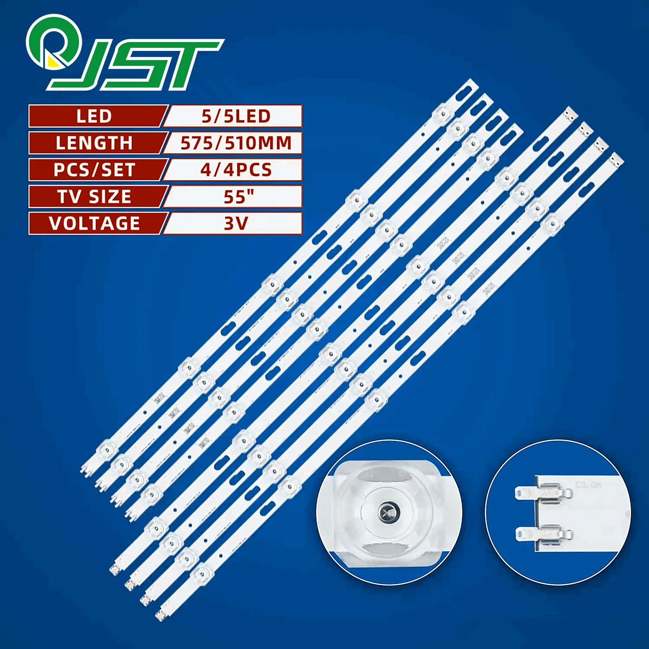 8pcs/Kit LED UE55TU7002 UE55TU7002U UE55TU7022 UE55TU7022K UE55TU7025K UE55TU7090 UE55TU7090U UE55TU7097 UE55TU7097U UE55TU7102