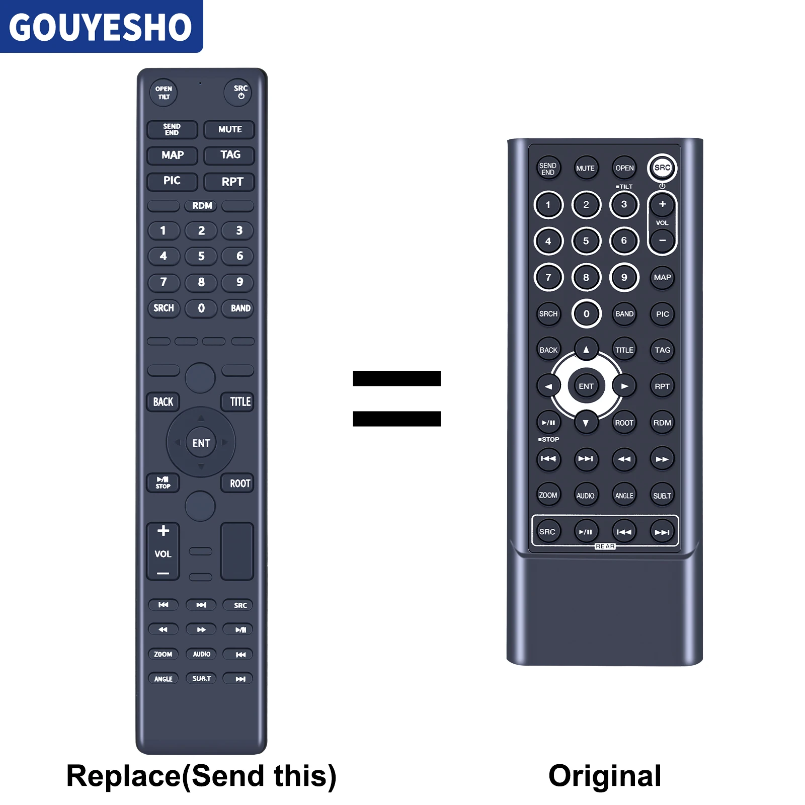 New Replacement Remote Control For CLARION NX602 NX-602