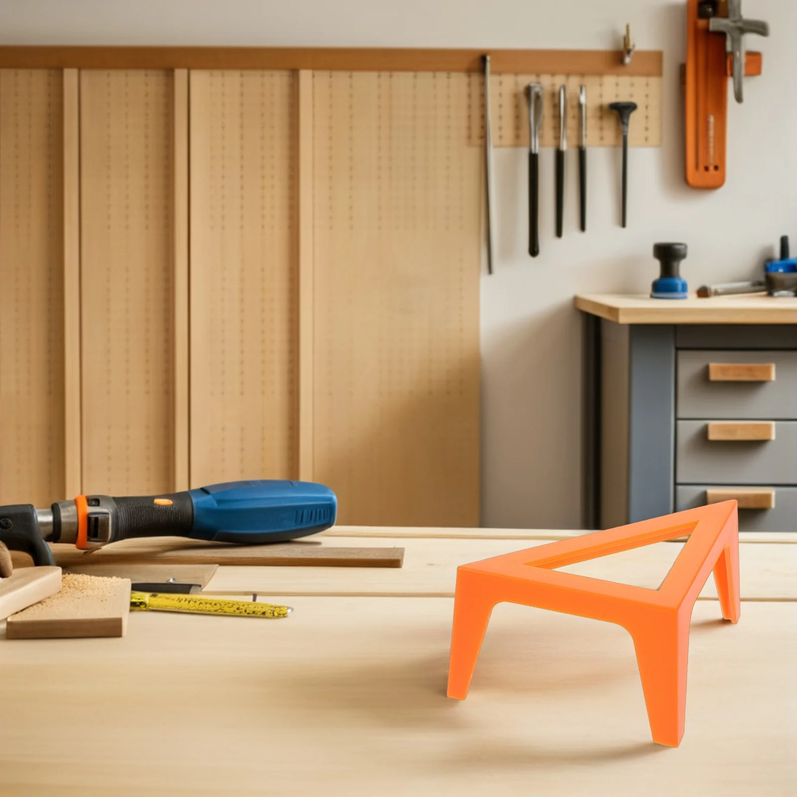 

4 Pcs Drawing Board Stand Sturdy for Painting Support Bracket Tripod Canvas Orange Supply