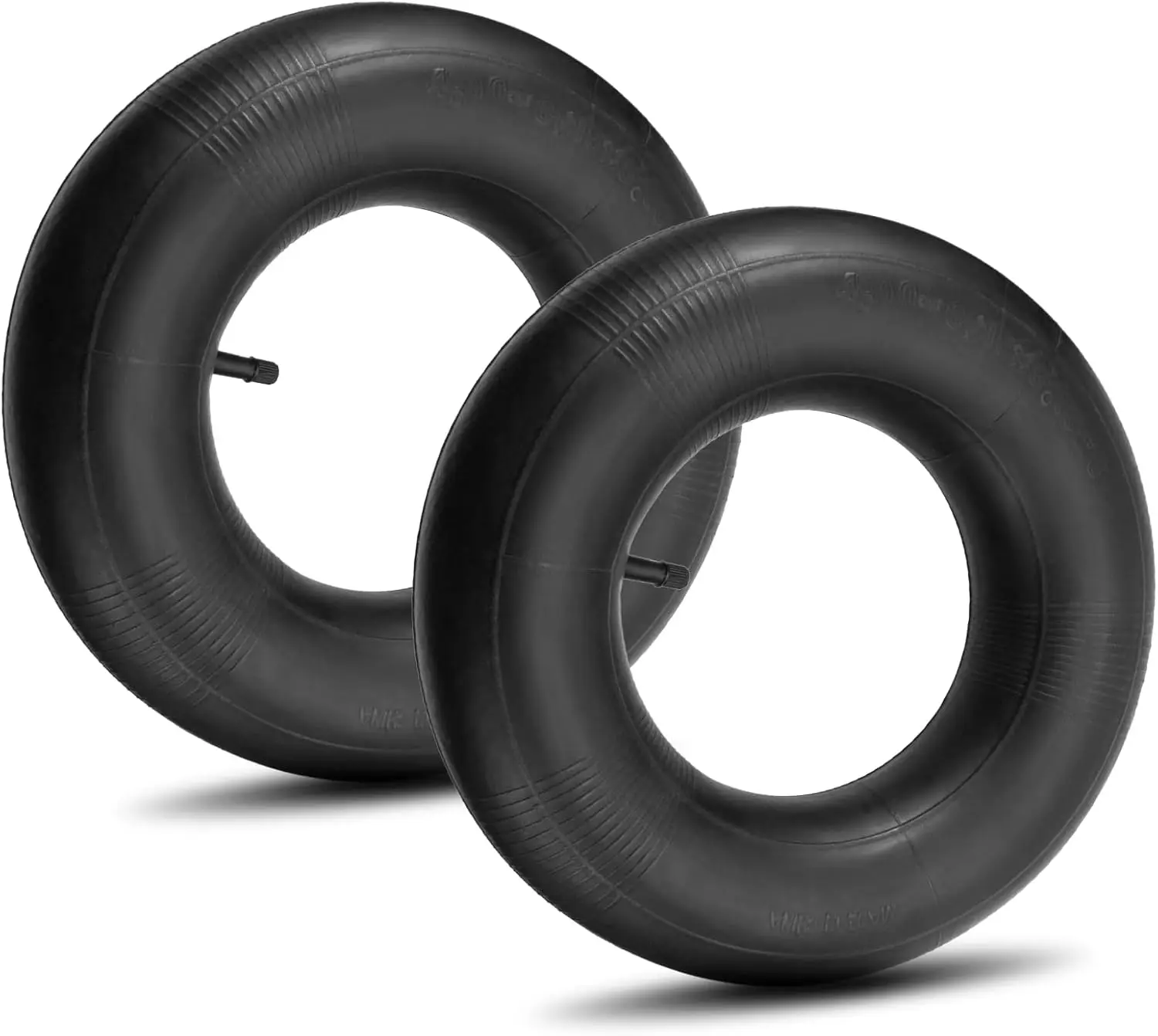 

13x4.00-6 Inner Tube 2-Pack, Heavy Duty Replacement for Wheelbarrows, Mowers, Hand Trucks