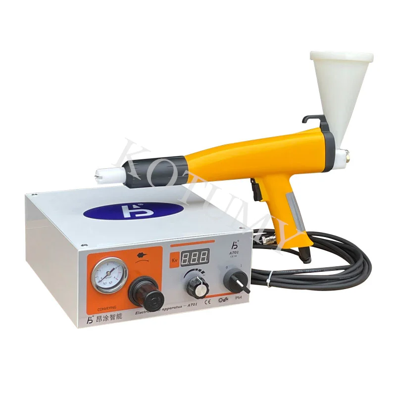 220V Digital Electrostatic Powder Coating Machine Portable Manual Spray Gun Coating Gun Machinery Painting Machine