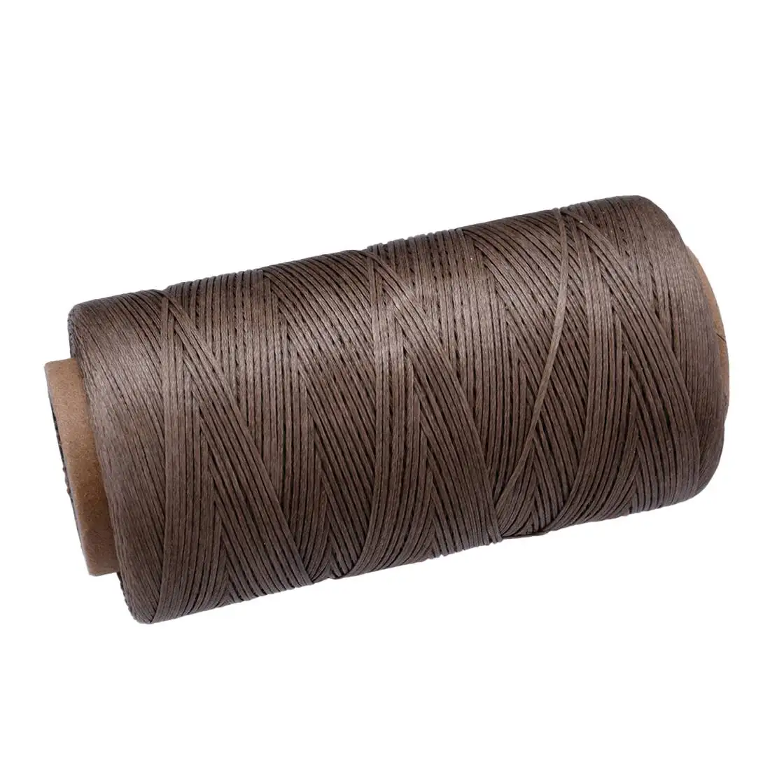 260m 150D Leather Sewing Thread Waxed Wax Cord String Polyester Black/White/Beige for Hand Stitching Craft Heavy Duty