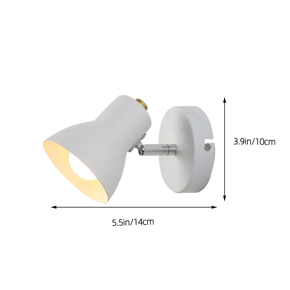 Creative Wall Lamp Iron Wood Material E27 Socket Bulb Included for Indoor Use Bedroom Living Room Corridor Hotel Lighting