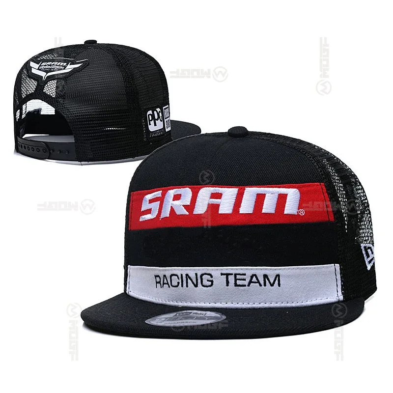 New For SRAM Baseball Cap Unisex F1 racing team hats outdoor sports shade riding men and women\'s casual hats snapback