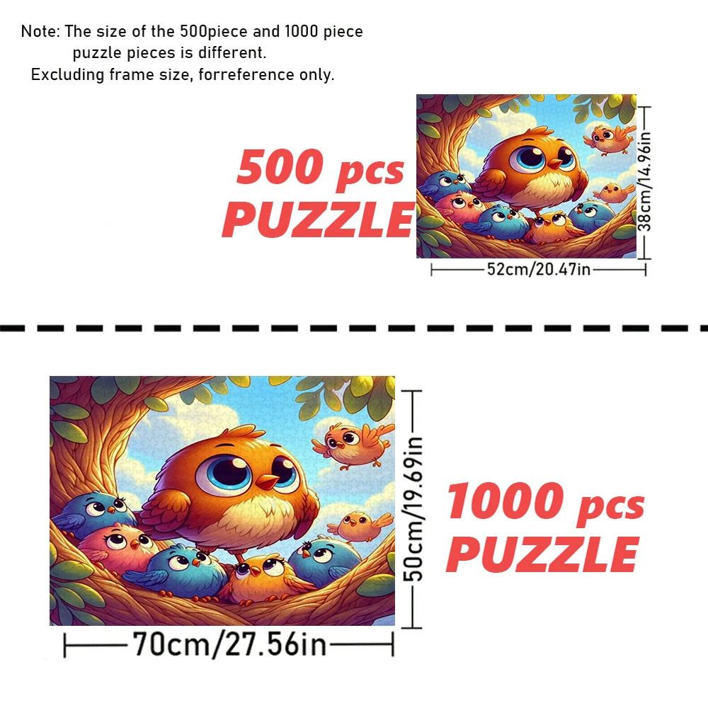 A 500/1000pcs Adult Puzzle, High Quality, a Fun Family Game for Stress Relief, Perfect for Birthdays, Christmas, Halloween, An view 2