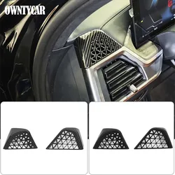 For BMW X5 X6 X7 G05 G06 G07 2023-2025 ABS Carbon Fiber Car Dashboard Side Air Outlet Decorative Frame Sticker Car Accessories