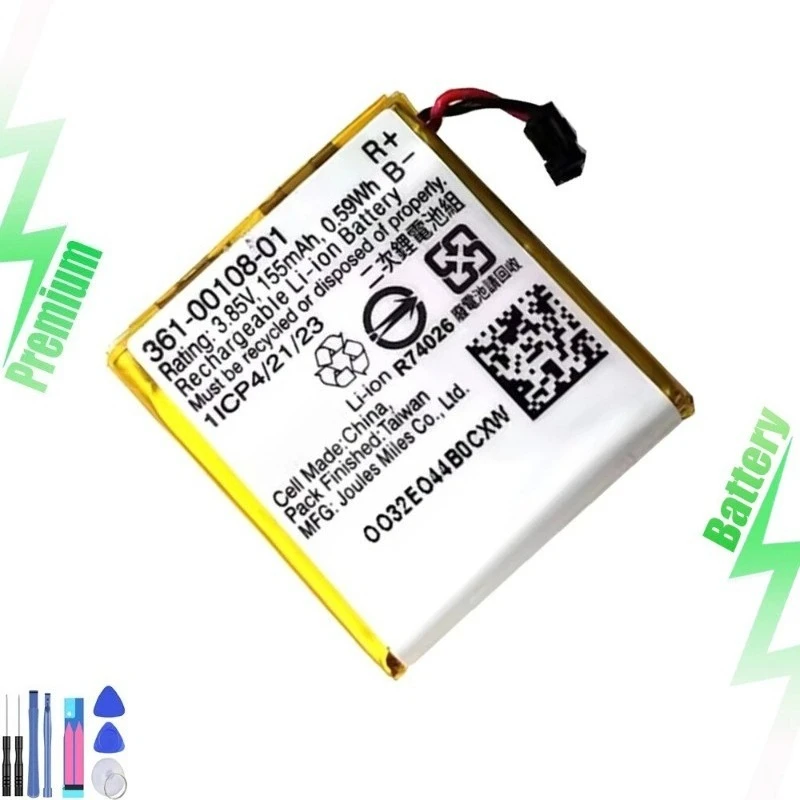 

Watch Battery 361-00108-00 361-00108-01 For 3 200mAh