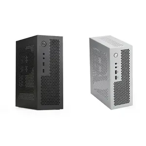 SKTC new A09 mini desktop computer ITX17 * 17 motherboard small 1U power  supply 3.8LHTPC computer case - AliExpress