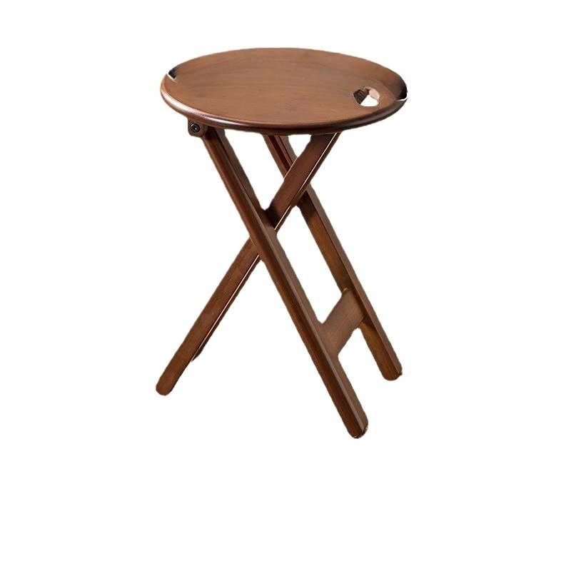

Simple Eating Chair Bar Small Stool High Foot Bench Outdoor Leisure Folding Round Household