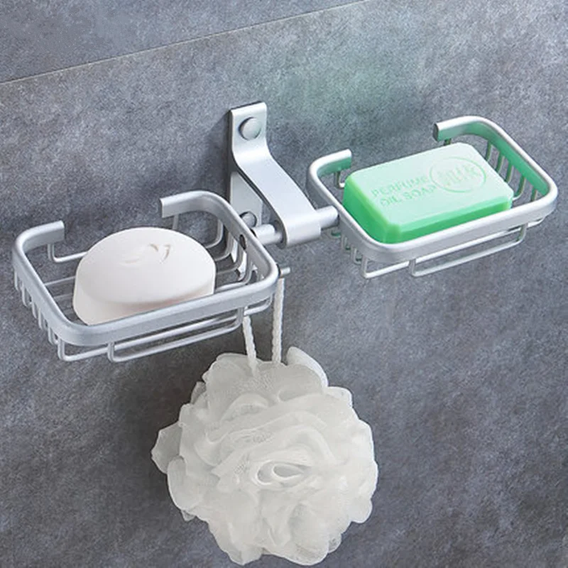 

Космическая алюминиевая полка для ванной сливной мыльница с крючком настенный держатель для шампуня душевая стойка аксессуары для ванной комнаты