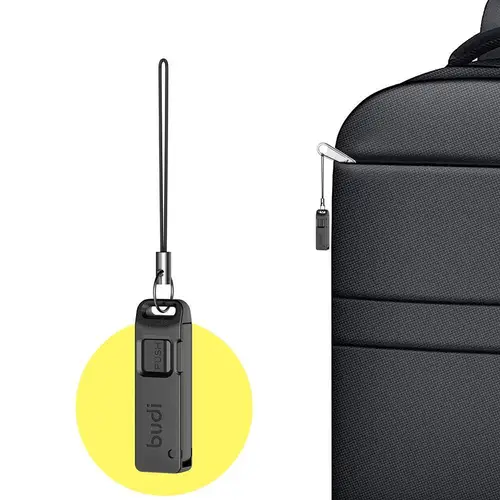 BUDI SIM 카드 제거 바늘 핀 및 분실 방지 트레이 플래시 드라이브 키체인, 휴대폰 SIM TF 카드 보관 케이스, 이젝터 도구 바늘 핀, 1 개  Best5