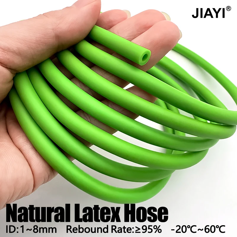 

Natural Latex Hose ID 1.6-12mm 1-5m High Elasticity Resilient Freeze-Resistant High Tensile Strength Rubber Tube for Slingshots