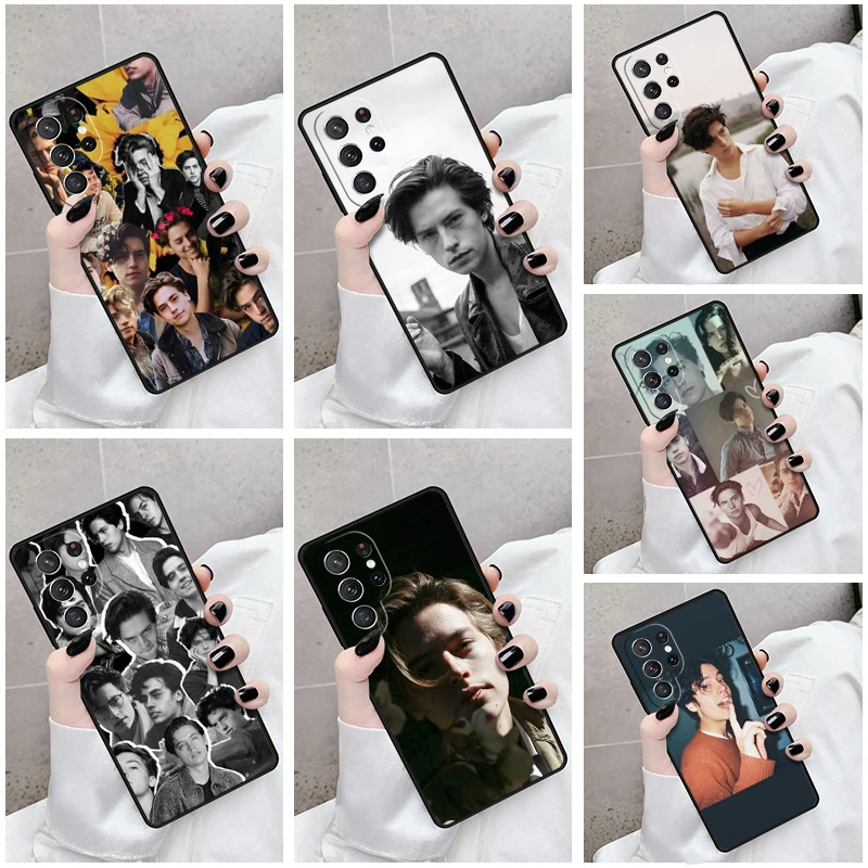 Phone Case For Samsung Galaxy S24 S23 S21fe S22 Ultra Plus Note 10 20 S8 S9 S10 Cover Cole Sprouse