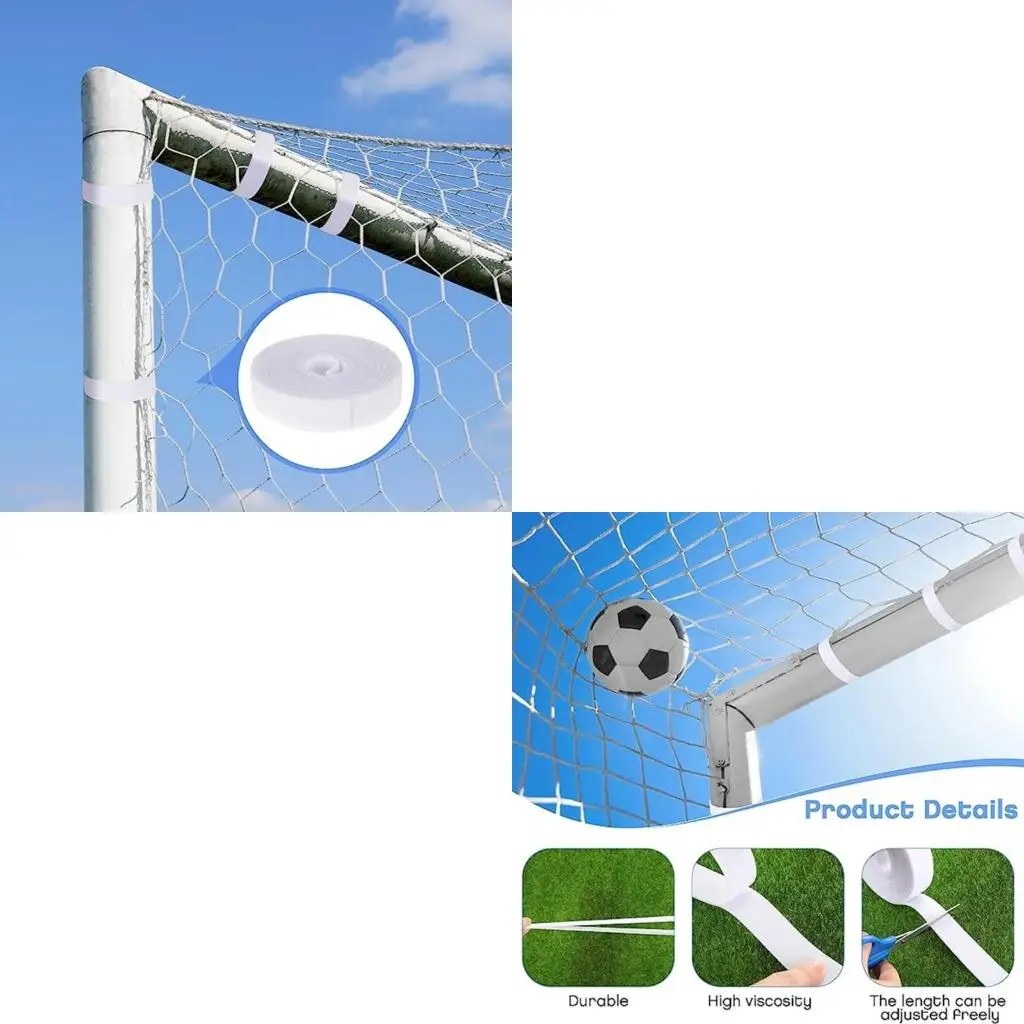 

Q39E Soccer Goal Net Straps Soccer Attachment Straps Reusable Football Net Fixed Straps for Holding Soccer Net