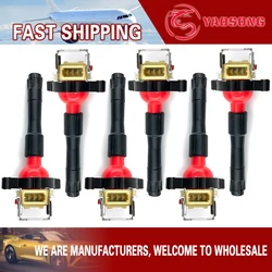 6PCS IGNITION COIL FOR BMW E36 E38 E39 E46 E85 320 323Ci 325i 328i 330i 525i 52i8 530i M3 X5 Z3 2.2L 2.5L 2.8L 3.0L 3.2L UF300