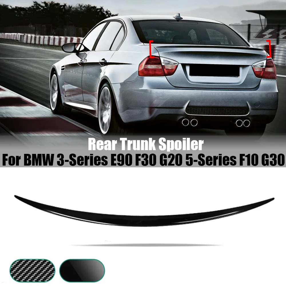 

Rear Trunk Spoiler Wing Tail For BMW 3 Series E90 F30 G20 5 Series F10 G30 2005-2021 Car Spoiler Wings Tuning Accessories