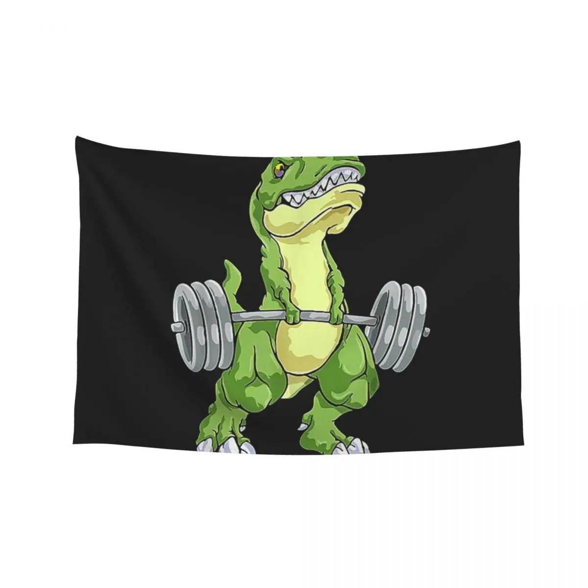 

WEIGHT LIFTING Dinosaur Funny gift Tapestry House Decoration Aesthetic Room Decoration Tapestry