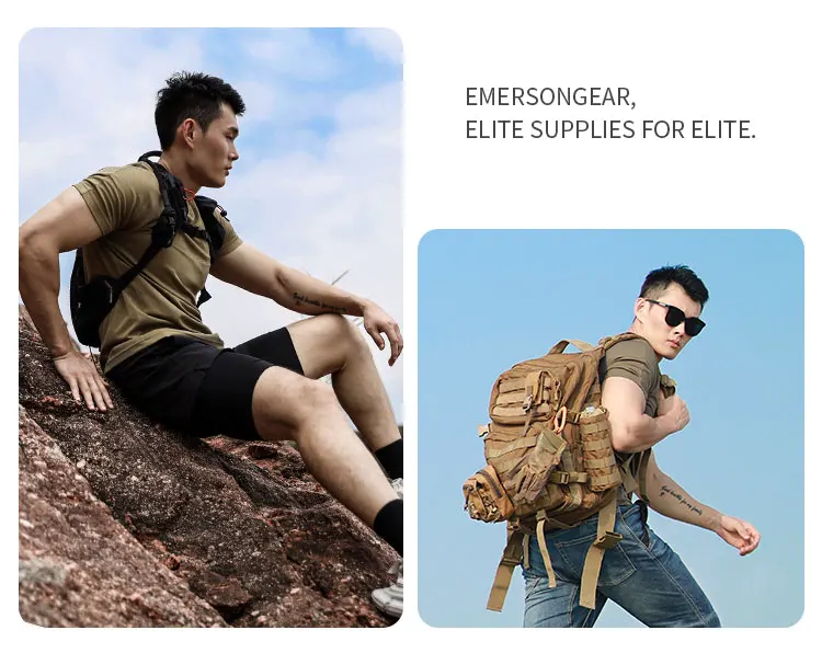 Emersongear Blue Label "Newt" Funktionelle T-Shirts Taktische Ergonomische Schnitt-Shirts Alltags-Oberteile T-Shirt für Wandern Jagd Sport EMB9712 – Detail 2