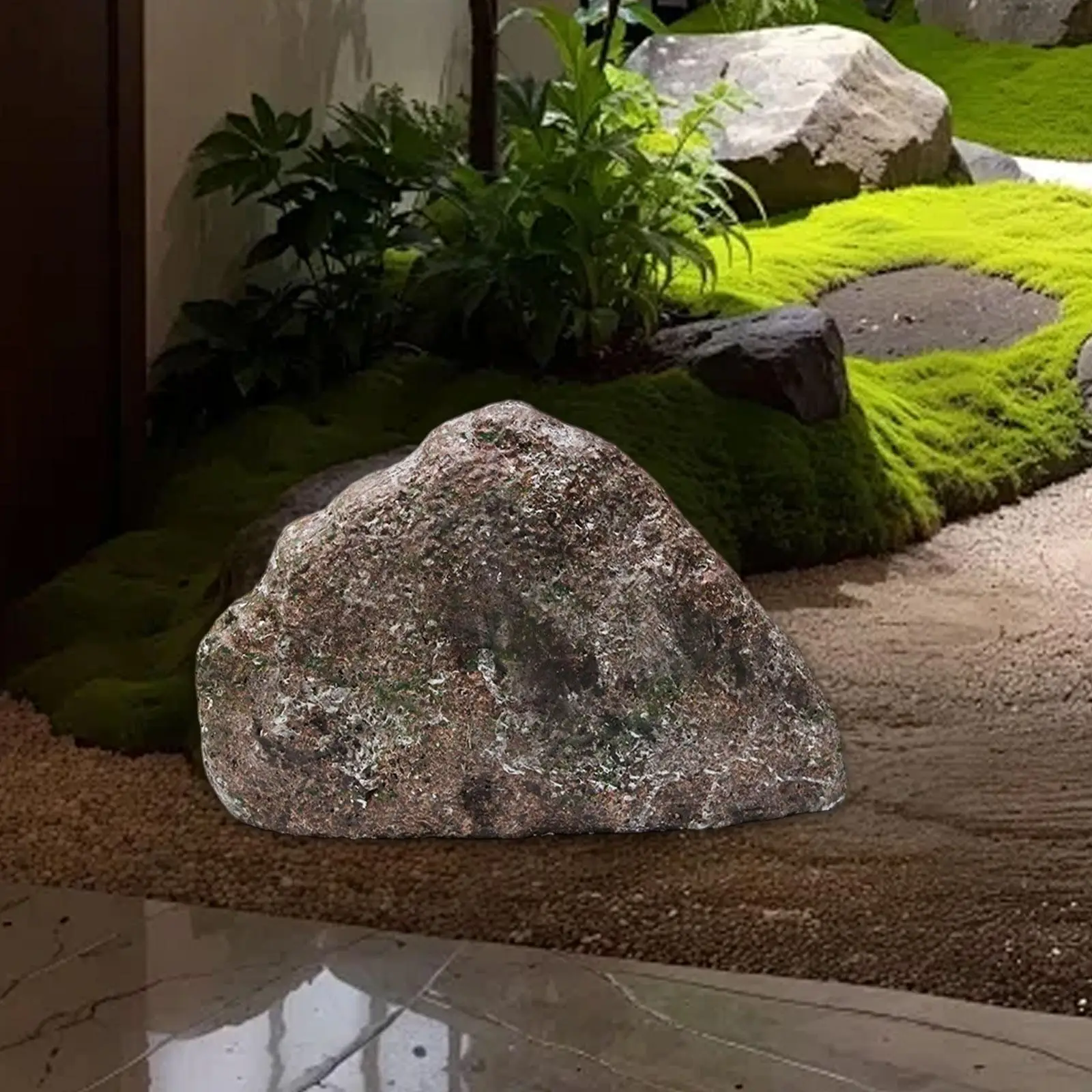 

Fake Stone Lightweight Ornament Resin Landscaping Faux Stone Landscape Rock for Home Bonsai Yard Decoration Garden Decor Hotel