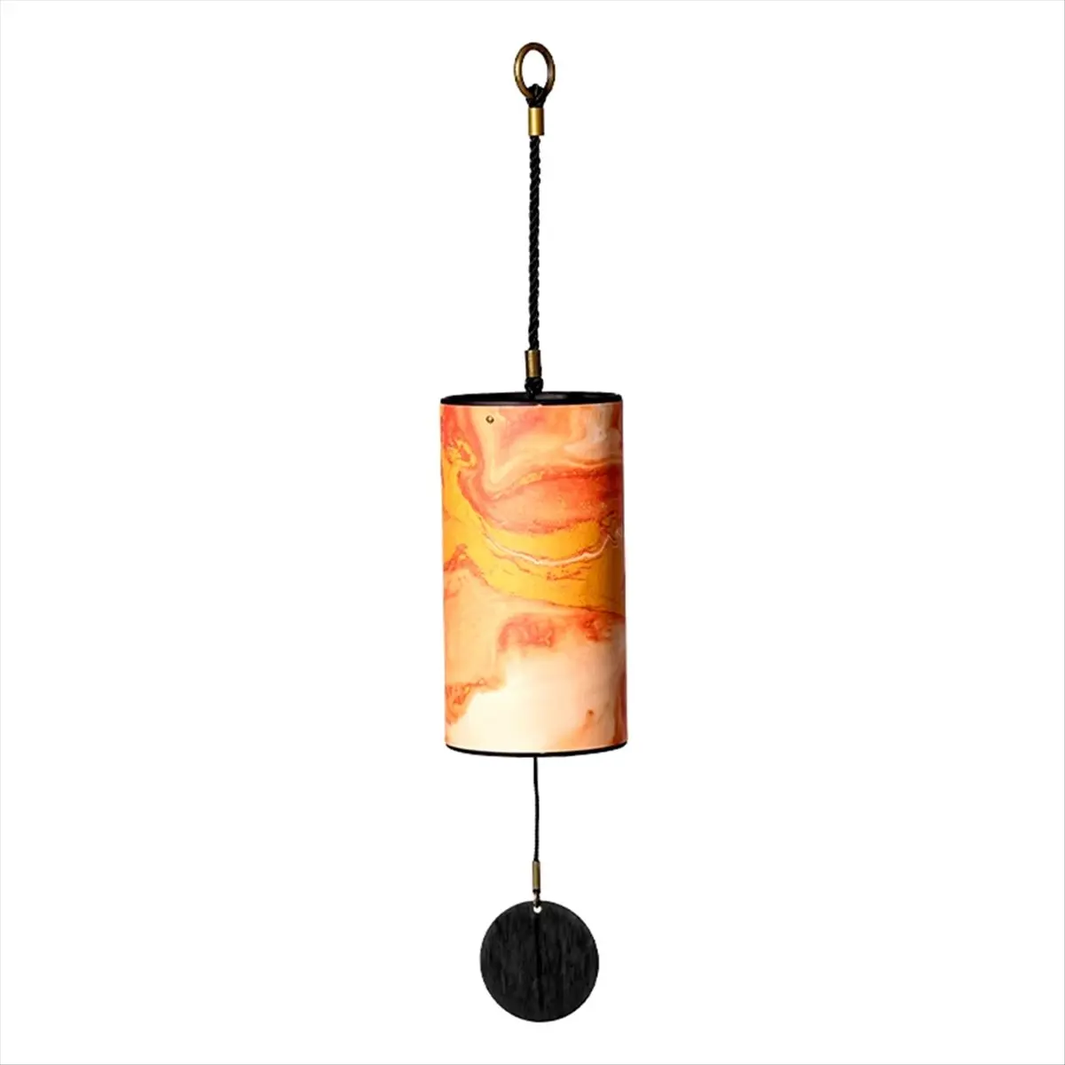 ABLG Bamboo Windchime 9 Rods , Wind Chimes 9 Rods, Wind Bell Craft Outdoor, Garden Patio Meditation, C G Am DmChord C