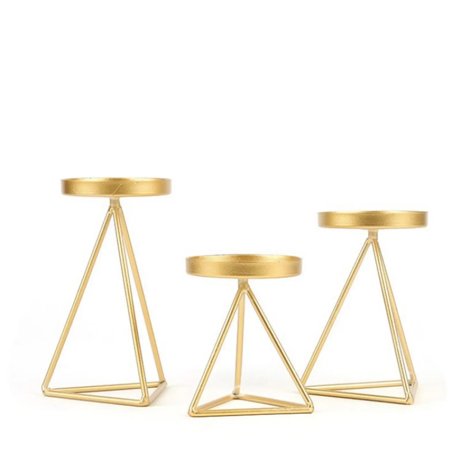 Glass Pillar Candle Holder Outdoor Candle Holder Brass Modern Boho