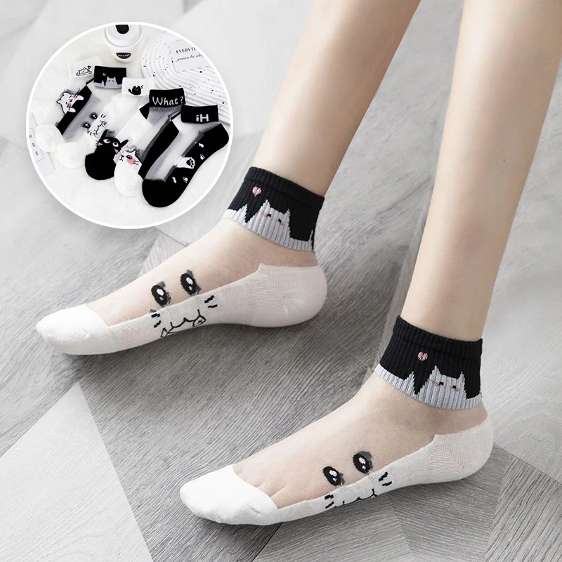 

Fruit Pattern Cooling Fiber Dry Breathable Moisture Wicking Socks Short Anti Odor Wear Resistant No Show Boat Socks Summer Women