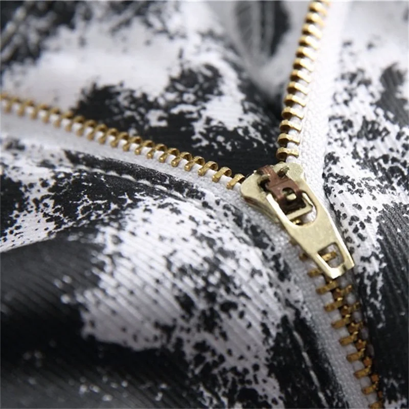 EH·MD® 3D Digital Camouflage Jeans Men's Cotton Soft Small Straight High Street Personalized Slim Fit Pants Motorcycle 2023 New