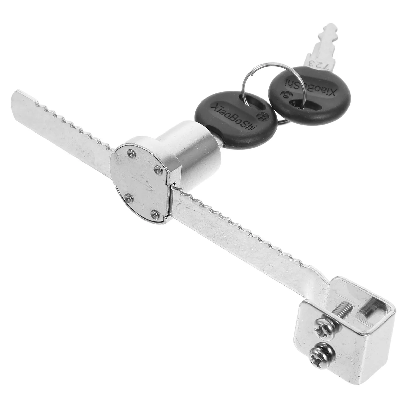 

1Set Reliable Wearresistant Deep Freezer Lock Sliding Glass Door Security Showcase Display Case Fridge Protection