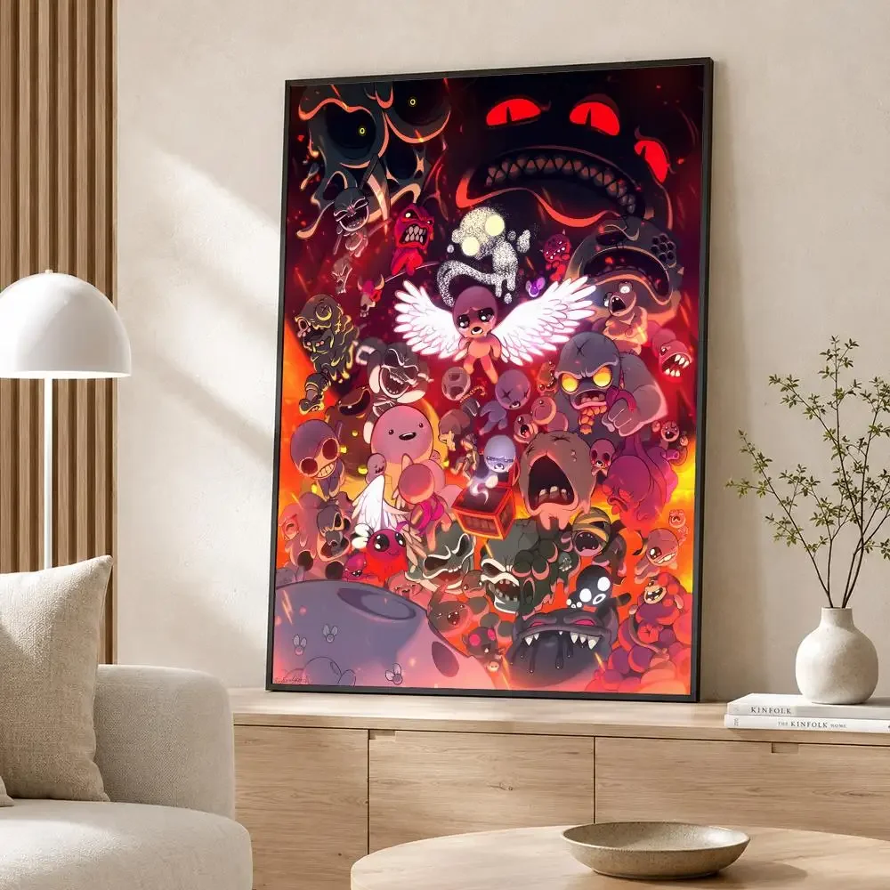 Game The Binding Of Isaac Poster Poster Wall Sticker Waterproof Self Adhesive HD Art Bedroom Bar Decor