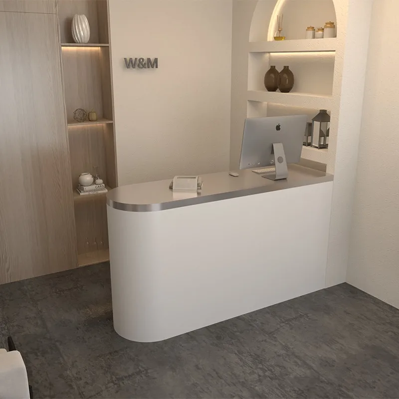 

Consoles Reception Desk Industrial Customer Center Recepcyjna Wooden Reception Desk Shop Mesa De Centro Reception Furniture