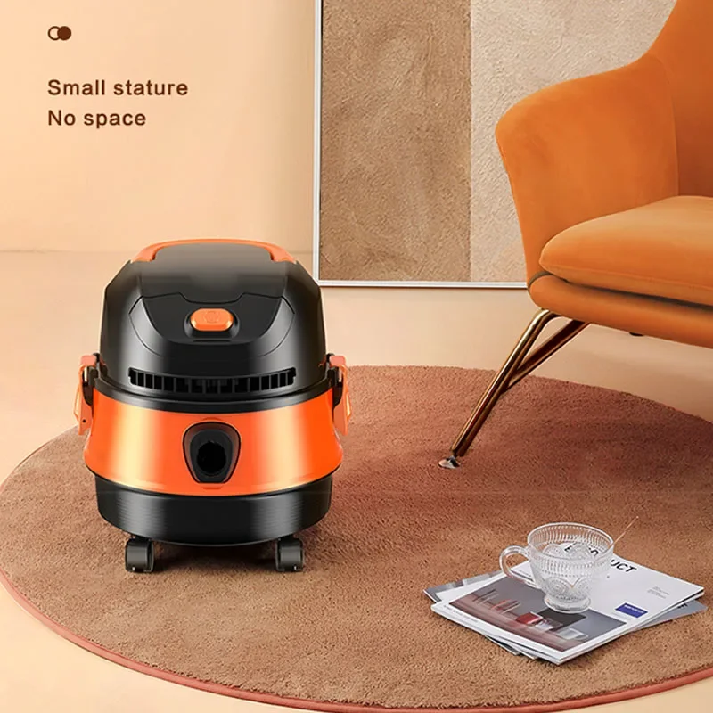 Vacuum Cleaner Household Small Hand-held High Suction Power Car with Dry Wet Blowing Dual-purpose Powerful Barrel Machine T615