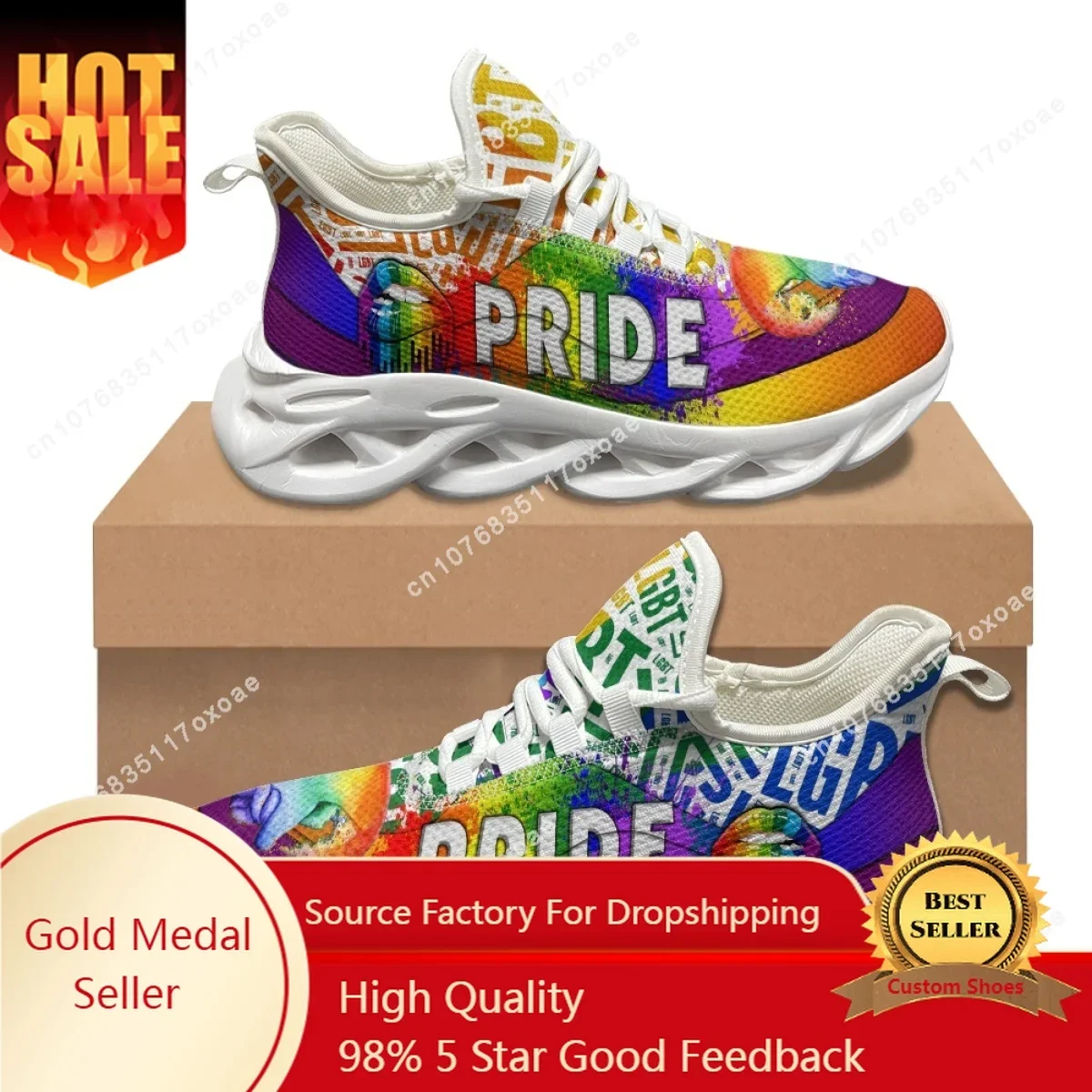 

Personalized Lgbt Pride Designer Non-Slip Basketball Shoes Lace Up Women Outdoor Popular Sneakers Durable Travel Fitness Flats