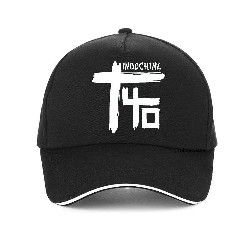 

Indochine Central Tour Rock hat Women Casual Vintage Print Indochine baseball cap Summer Cotton Dad hat adjustable Snapback hats