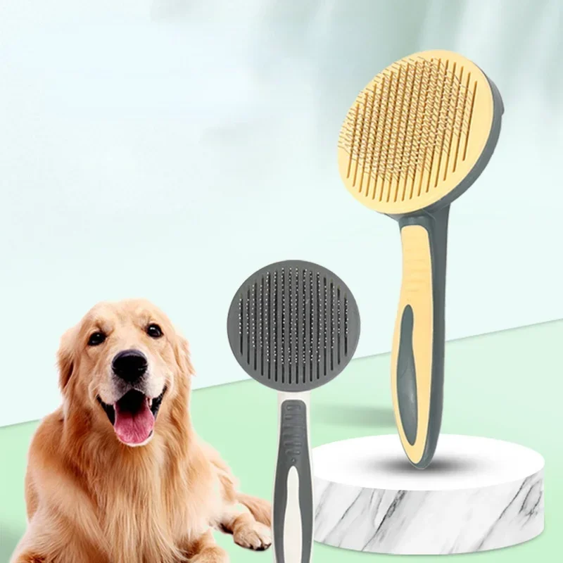 Hair Cleaning Brush for Dog and Cat Removes Undercoat Tangled Massages Particle Pet Comb Improves Circulation Interactive Toys