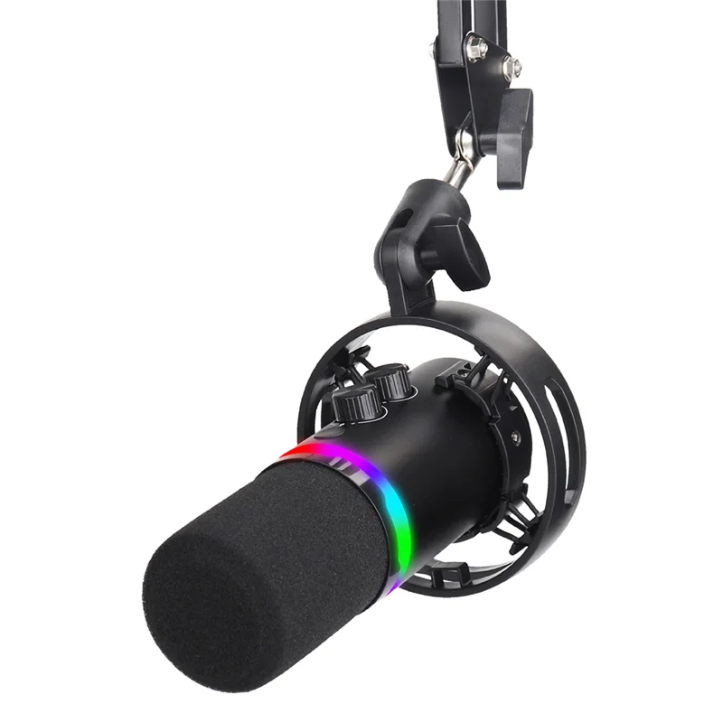 AA60-Tripod Included Q1 Professional Dynamic Condenser Microphone For Computer Mobile Phone Live Broadcast For Recording