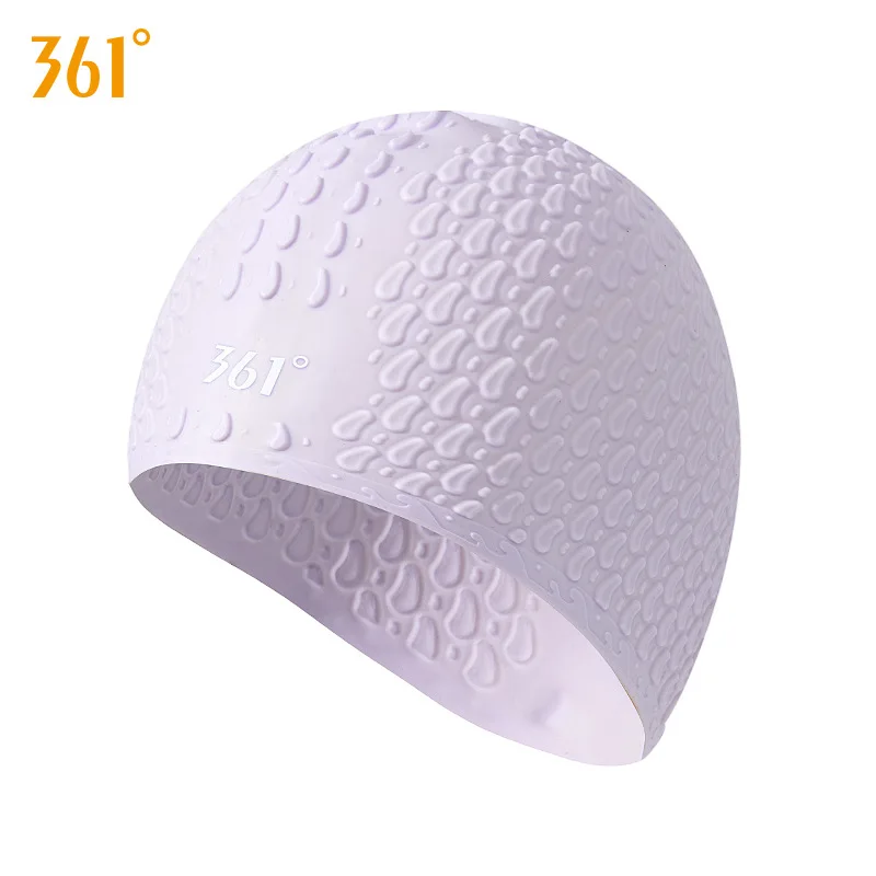 361 ° Volwassenen Waterdichte Flexibele Siliconen Oor Lange Haar Bescherming Surfen Badmuts Plus Size Duiken Hoed Water Sport Baden cap