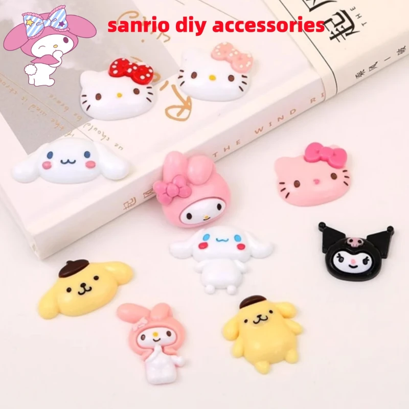 Hello Kitty parche para teléfono móvil sanrio accesorios diy kuromi my melody taza de agua imán para refrigerador decoración crocs encantos