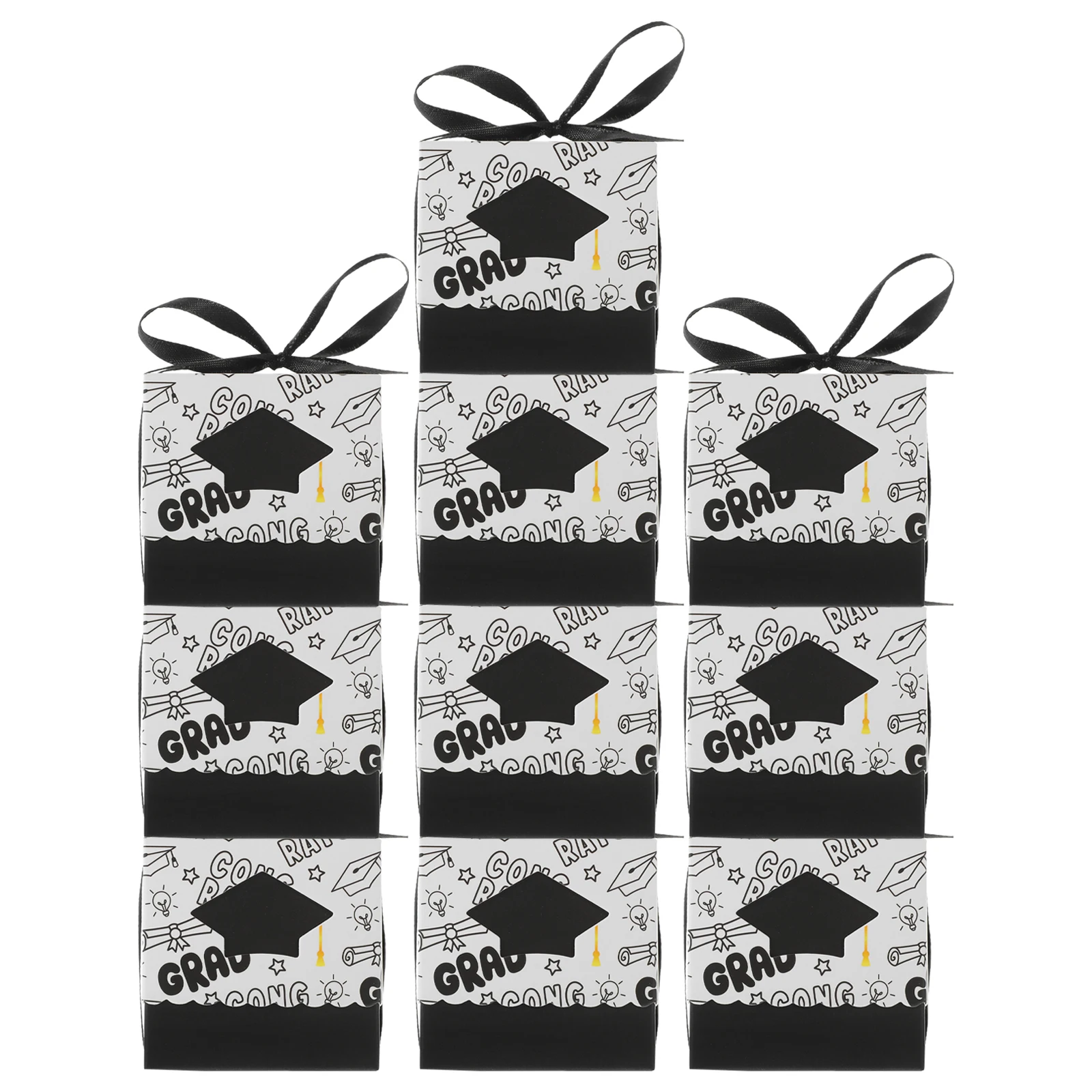 

Graduation Hat Candy Box Creative Treat Boxes Snack Container Party Favor Containers Paper Boxes Graduation Supplies Packaging