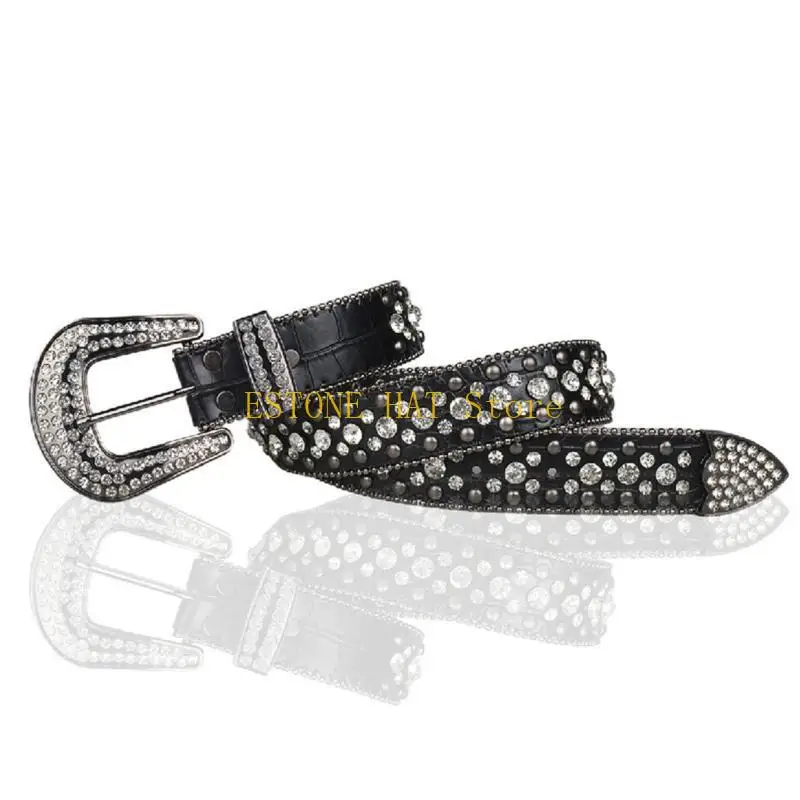 

49MF блестящие пояса со стразами для взрослых, регулируемый ремень для взрослых женщин, ремень для девочек-ковбой, женские юбки,