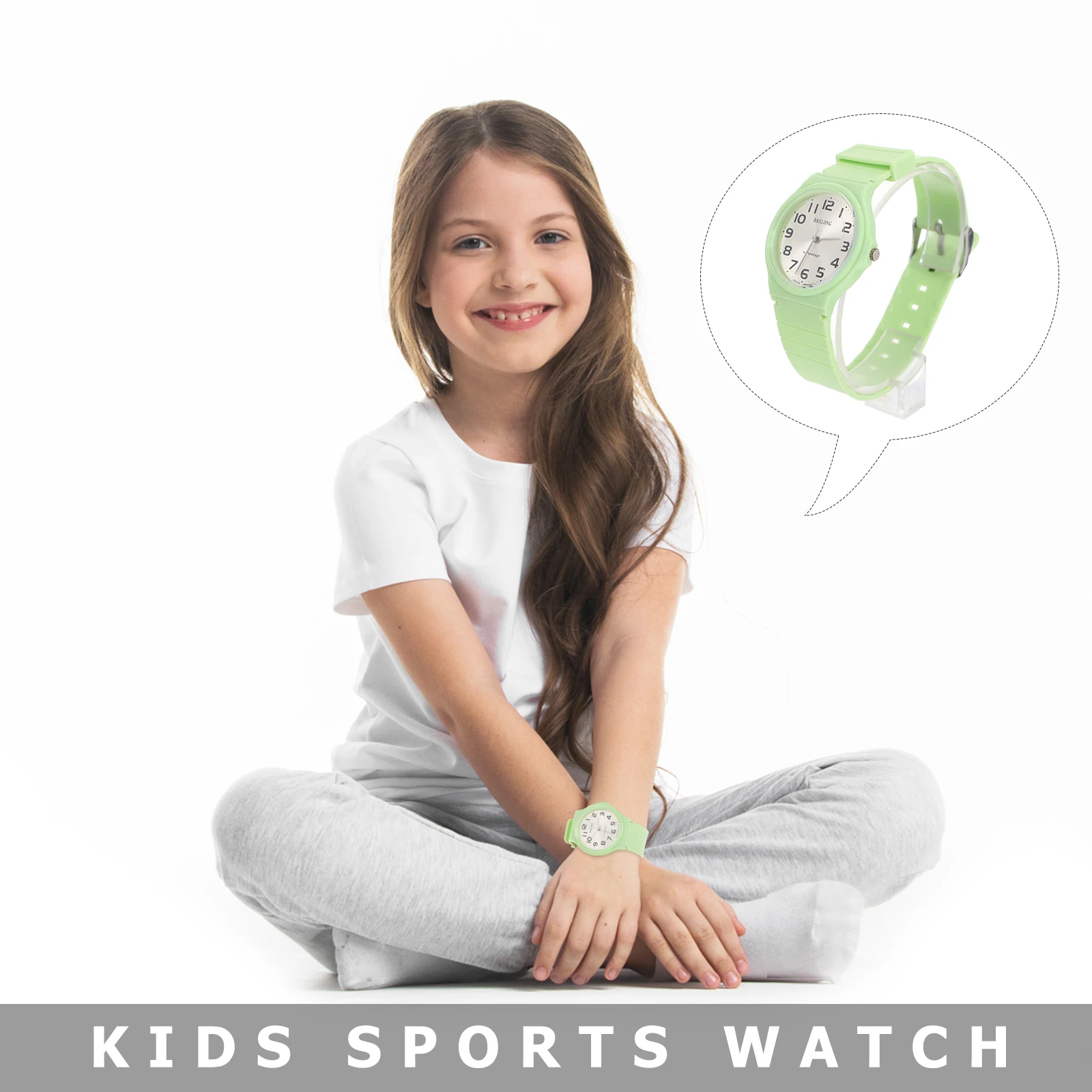 

Quartz Watch Children Student Girls PU Strap Student Watch ABS Material Waterproof Gifts Watches Wristwear Accessories